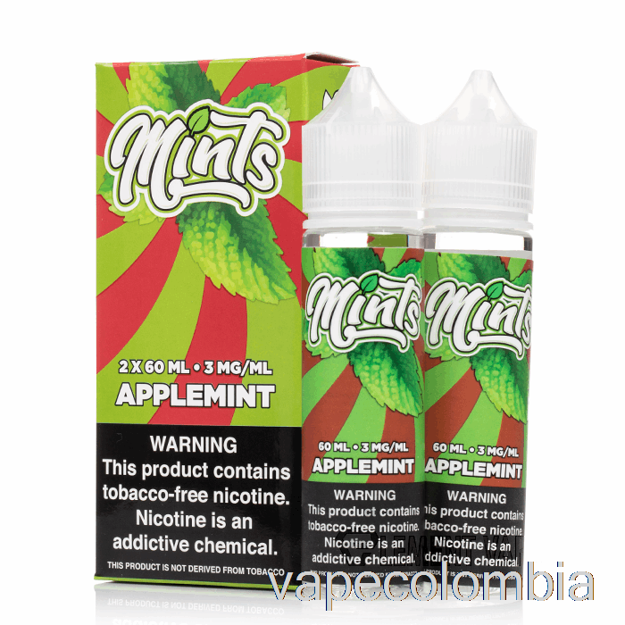 Vape Desechable Applemint - Mints Vape Co - 120ml 3mg